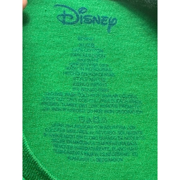 Vintage Disney Mickey Mouse Merry Christmas Green T-Shirt Size S Cotton Adults - Picture 4 of 7